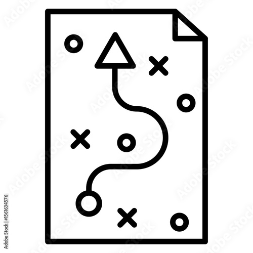 Critical Path Icon
