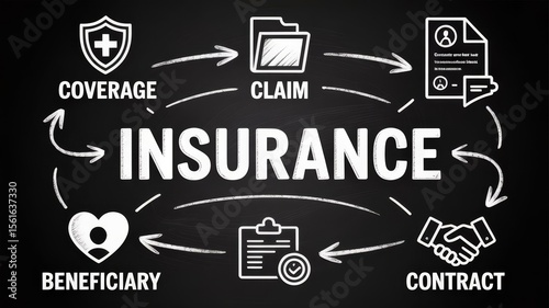 Insurance Concept Representing Protection, Risk Management, and Financial Security