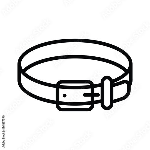 Get your hands on this latest line icon of belt