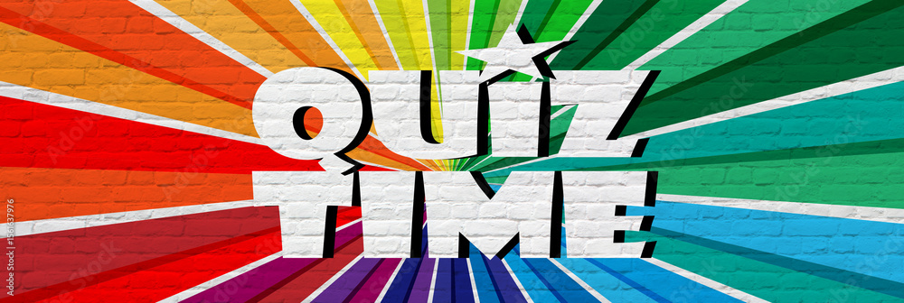Fototapeta premium Quiz time