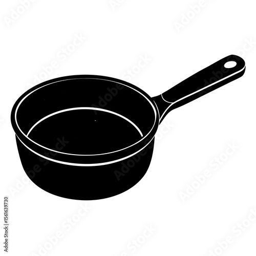 frying pan isolated on white