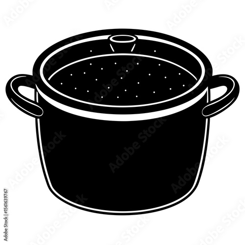 cooking pot vector illustration