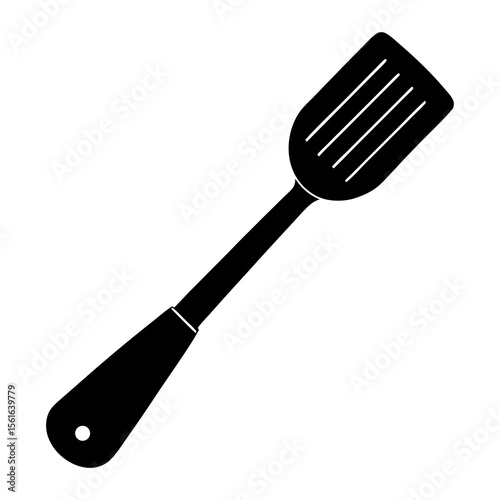 kitchen spatula on white background