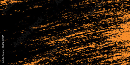orange black brush Car sticker wrap pattern banner abstract sporty lines black orange color combination grunge brush modern pattern racing motorsport vector design.