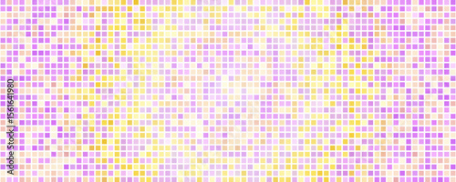 Disco ball seamless pattern. Disco party glitter pink metal background, sparkle mosaic tile