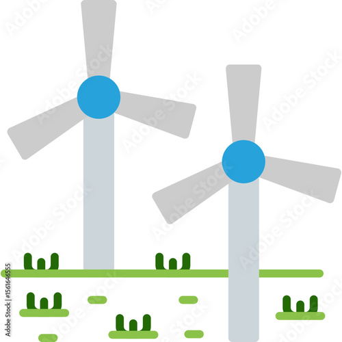 Eolic Energy Icon