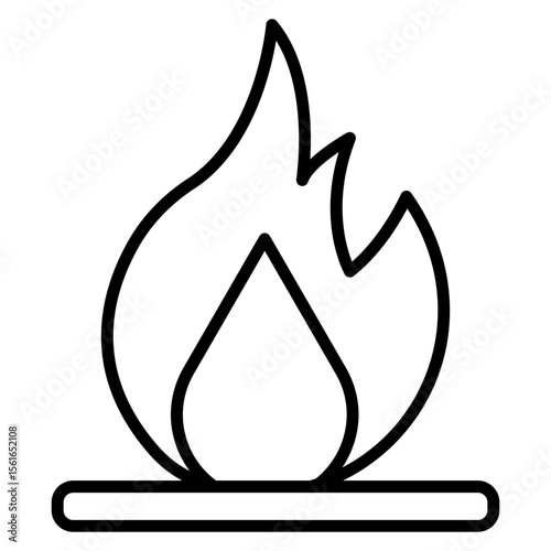 Oil Flame Icon