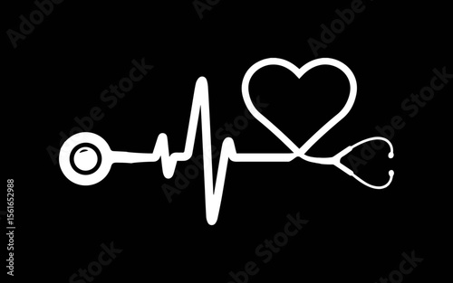 Nurse Heartbeat t-shirt quotes svg design