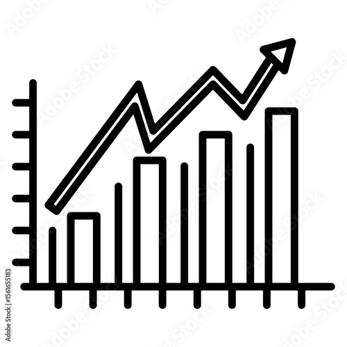 Filled Graph Icon