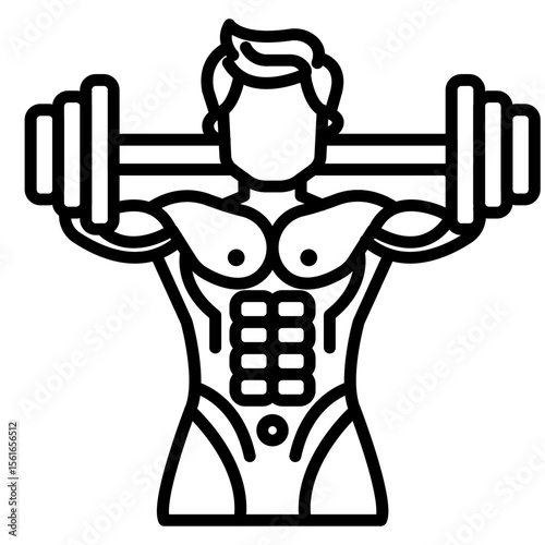 Weightlifter Icon