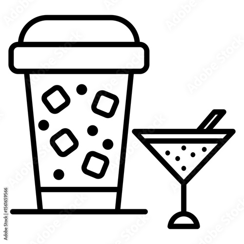 Cocktail Shaker Icon