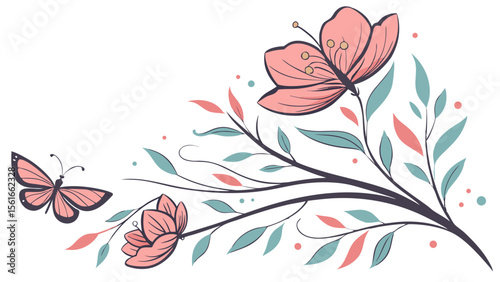 vector floral background