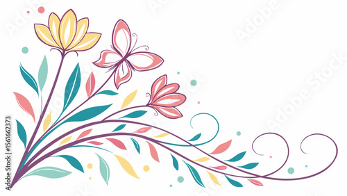 vector floral background