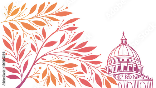 abstract floral background