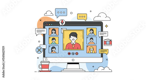 Engaging in Virtual Team Meetings Enhancing Collaboration and Communication for Remote Work Success