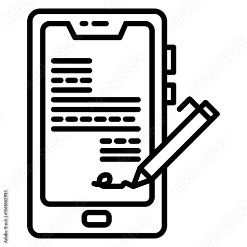 Digital Signature Icon