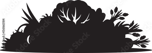 Vegetable Silhouette Icons
