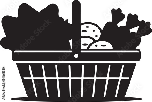 Vegetable Silhouette Icons