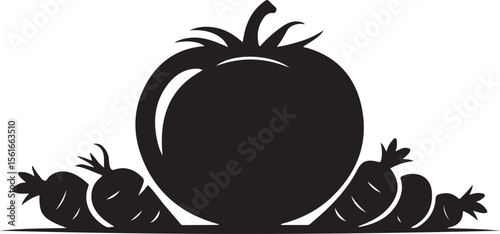 Vegetable Silhouette Icons