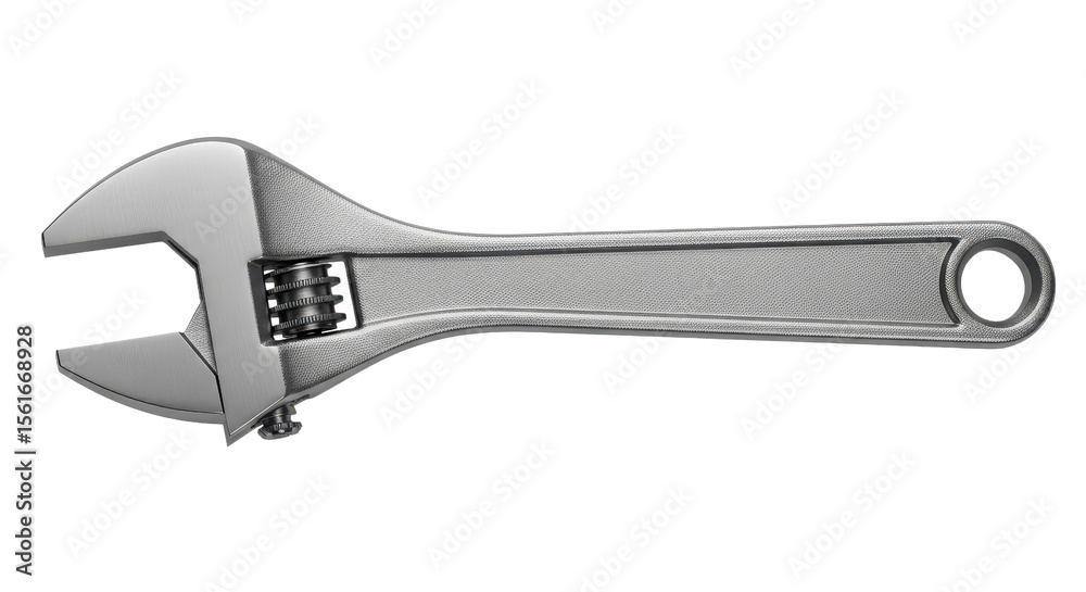 Adjustable wrench for handyman repair work isolated PNG with Transparent Background Adjustable wrench for handyman repair work isolated PNG with Transparent Background