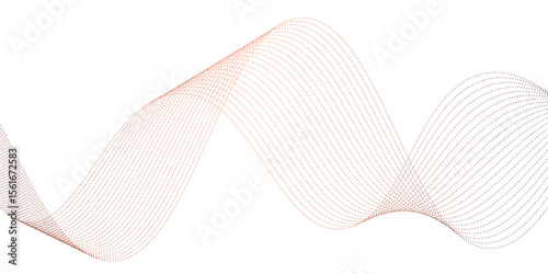 Abstract wave line for banner wallpaper background with wave design. Futuristic technology and wave pattern.