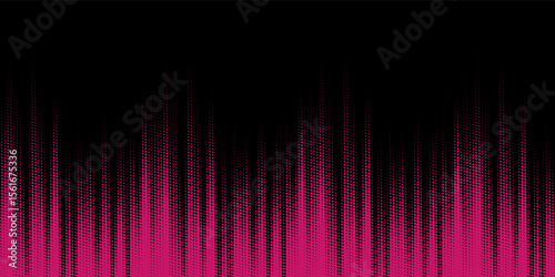 Stipple pattern, red dotted geometric background. Stippling, dotwork drawing, shading using dots. Pixel disintegration, random halftone effect.