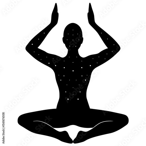 Yoga Pose Silhouette