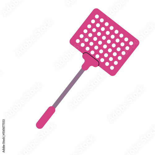 Fly swatter for swatting and killing flies and other flying insects