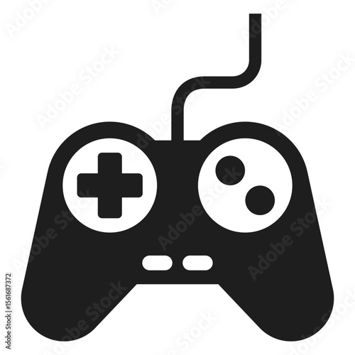 Icono silueta de control de videojuegos