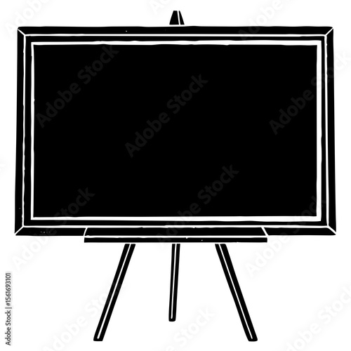 tv screen isolated on white