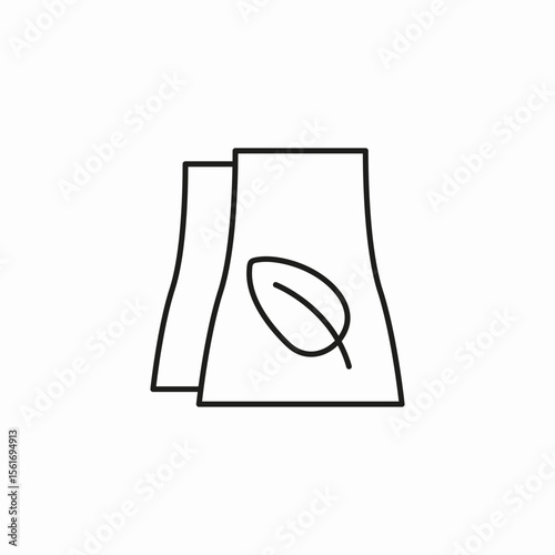 green power plant icon sign vector