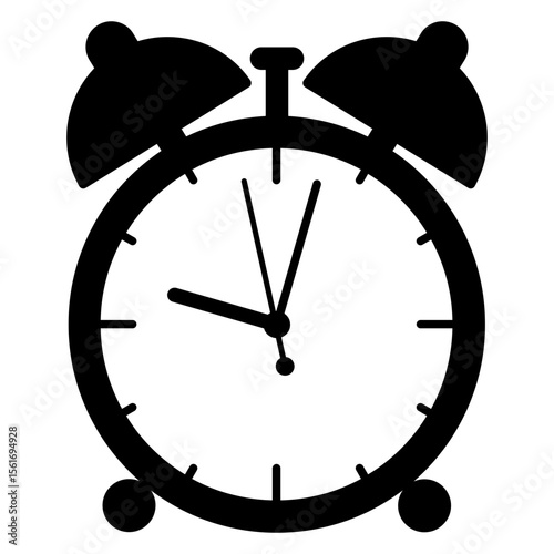 Icono reloj despertador antiguo 