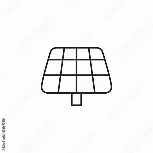 solar panel energy icon sign vector
