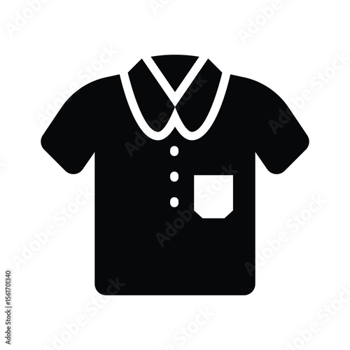 Creatively designed glyph icon of t shirt, ready for premium use