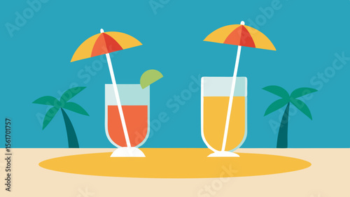 cocktail on the beach
