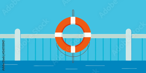 red life buoy