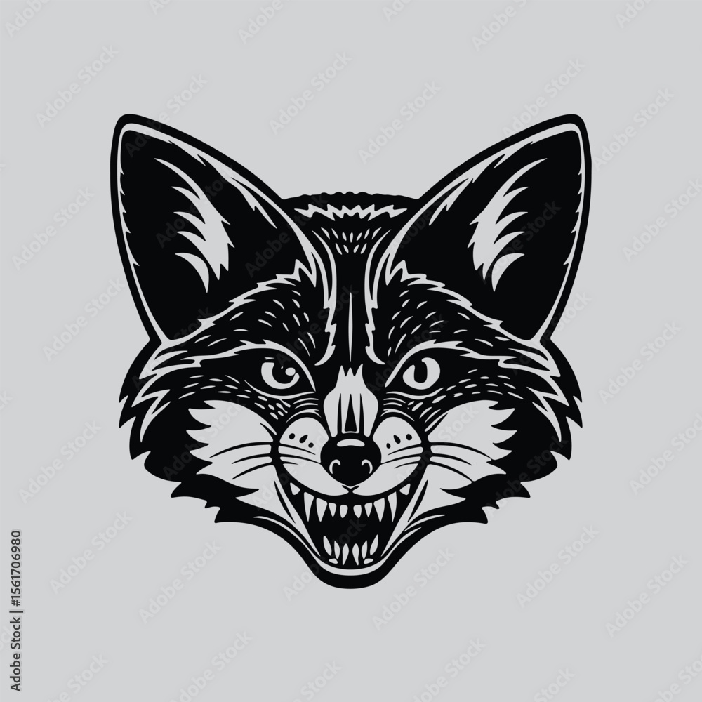 Obraz premium Arctic Fox head design