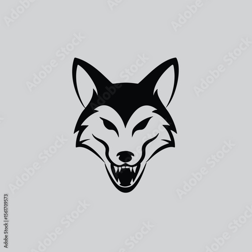 Nature Fox head Logo Idea