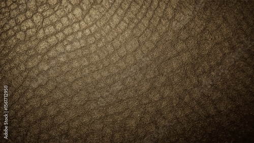 Texture of dark brown leather surface close-up detailed background pat