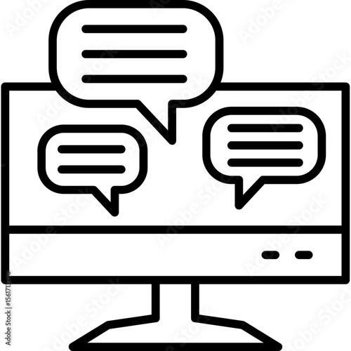 Online Chat Icon