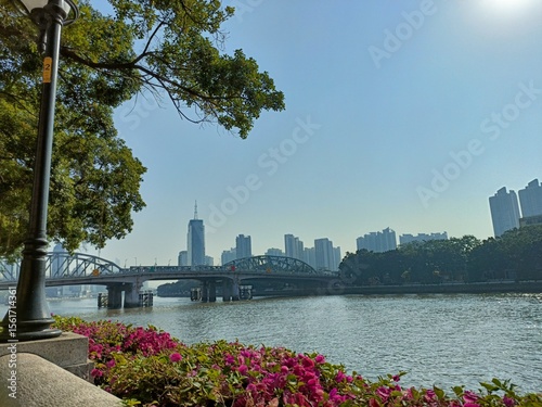 view of the city skyline, Guangzhou, China