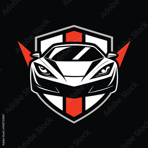 Sport Car Logo. Automotive, Car Showroom, Car Dealer Logo Design Vector
