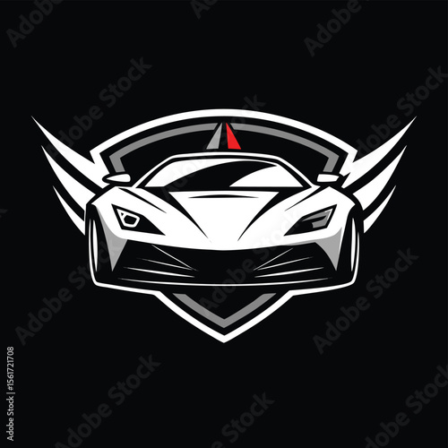 Sport Car Logo. Automotive, Car Showroom, Car Dealer Logo Design Vector