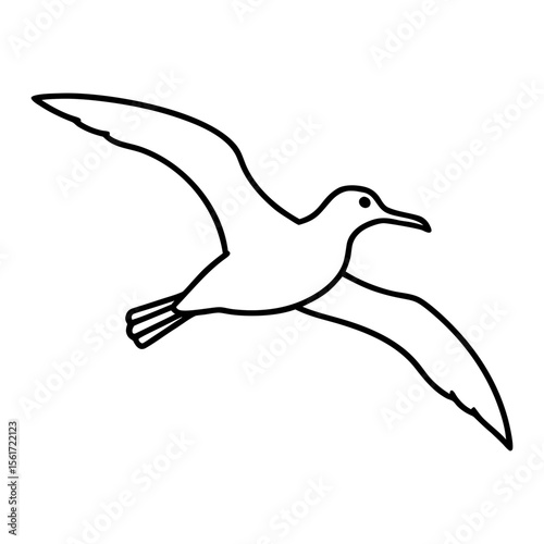 Bird flying silhouette vector, a black flying bird vector art design, and a silhouette of a bird isolated on a white background