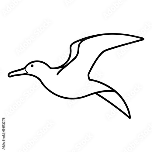Bird flying silhouette vector, a black flying bird vector art design, and a silhouette of a bird isolated on a white background