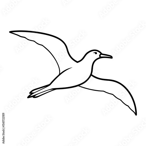 Bird flying silhouette vector, a black flying bird vector art design, and a silhouette of a bird isolated on a white background