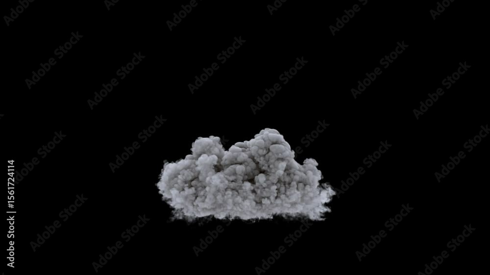 A swirling, ethereal gray smoke drifts lazily, its tendrils curling softly as it dissolves into the air, hinting at mystery and quiet transience.