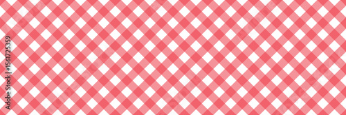 Red Gingham seamless pattern. watercolor stripes, tartan texture for spring picnic table cloth, shirts, plaid, clothes, dresses, blankets, paper. vector checkered summer paint brush strokes