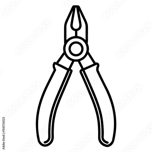 Flat Grip Tool Vector Symbol