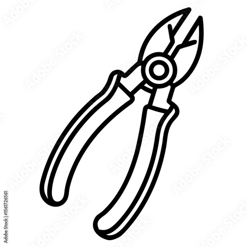 Flat Grip Tool Vector Symbol